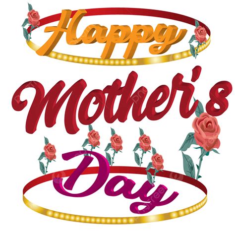 Floral Mothers Day Vector Hd Png Images Colored Mothers Day Floral