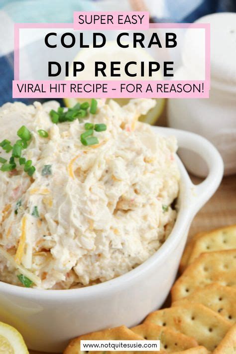 Easy Summer Recipe Cold Crab Dip Recipe In 2024 Easy Cold Crab Dip