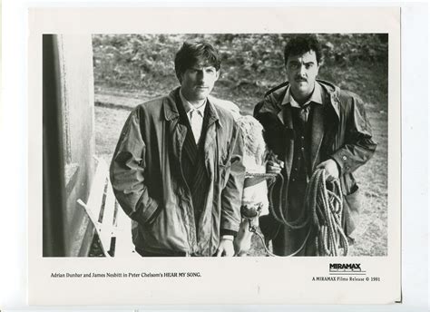 Hear My Song Adrian Dunbar And James Nesbitt 8x10 B W Still Photograph