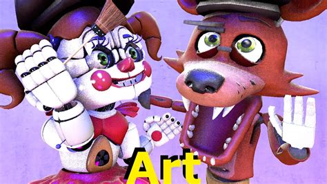 Baby Foxy Artist Fnaf Sfm Animation Five Nights At Freddys Youtube