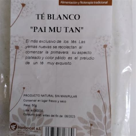 Manantial de salud té blanco Pai Mu Tan Reviews abillion