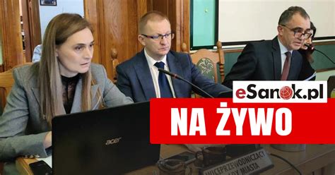 ŚRODA 10 stycznia sesja budżetowa Rady Miasta Sanoka TRANSMISJA