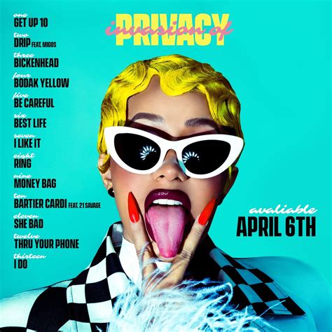 Cardi B Drops Drip With Migos Album Tracklisting Respect