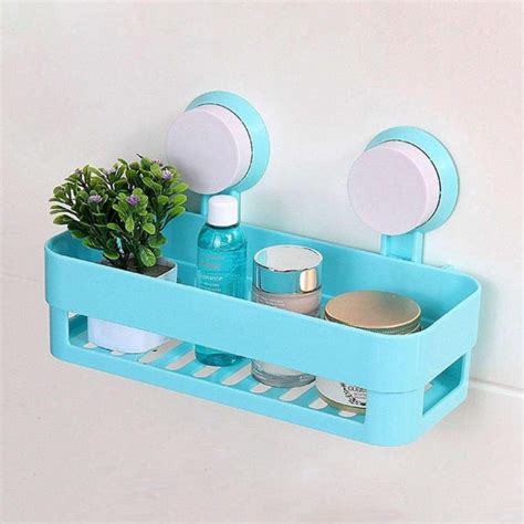 Bathroom Shelf Suction Type Wall Mounted Asian Sky Shop