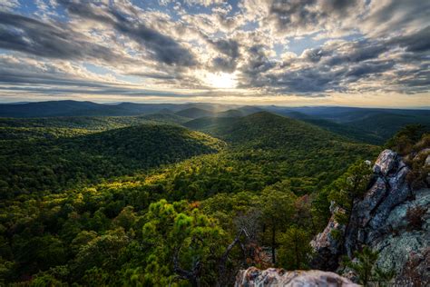 Flatside Pinnacle Ouachita National Forest In Arkansas R Natureporn