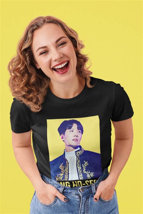 BTS J HOPE Portrait Printed T Shirt Meltmoon