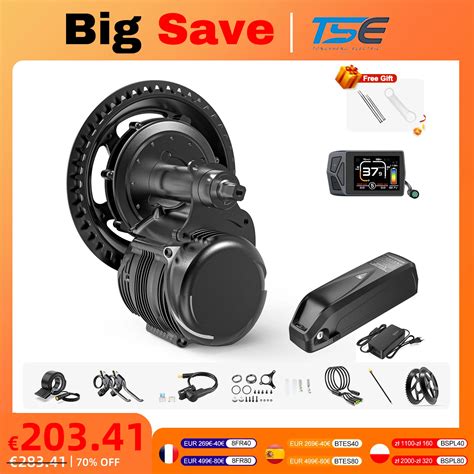 Tongsheng 250W 500W 750W 1000W TSDZ2B TSDZ8 Ebike Kit 36V 48V Engine