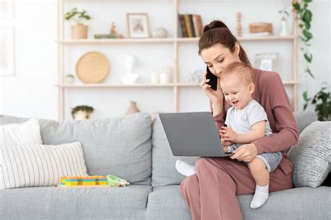 Balancing Work And Motherhood Woman In 2024 Taking Care Of Baby