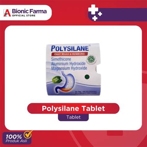 jual polysilane tablet obat maag asam lambung  stripattab kab