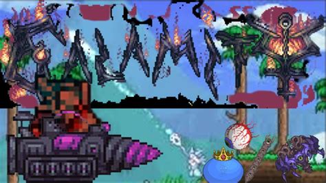 Drilling Through Terraria Calamity Mod Youtube