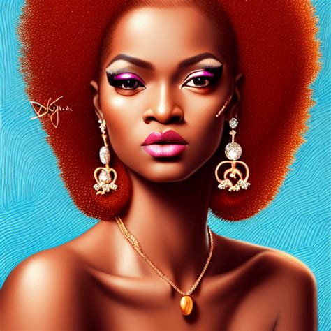 Diva A Very Beautiful Well Defined Brown Skin Melanin Woman Slightly