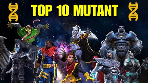 Top 10 Mutant Marvel Contest Of Champions Youtube