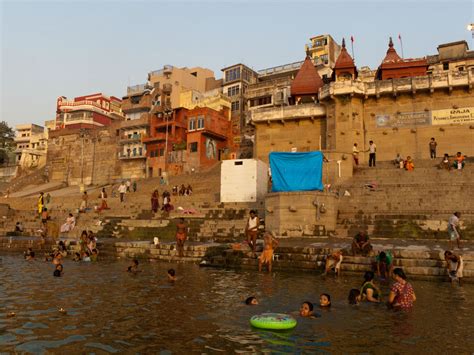 A cruise along the holy Ganges River, Varanasi, India - Sonya and Travis