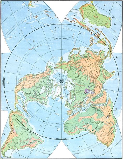 Polar Projection Map