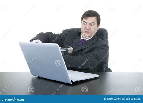 Smashing a laptop stock photo. Image of anger, metaphor - 130456212