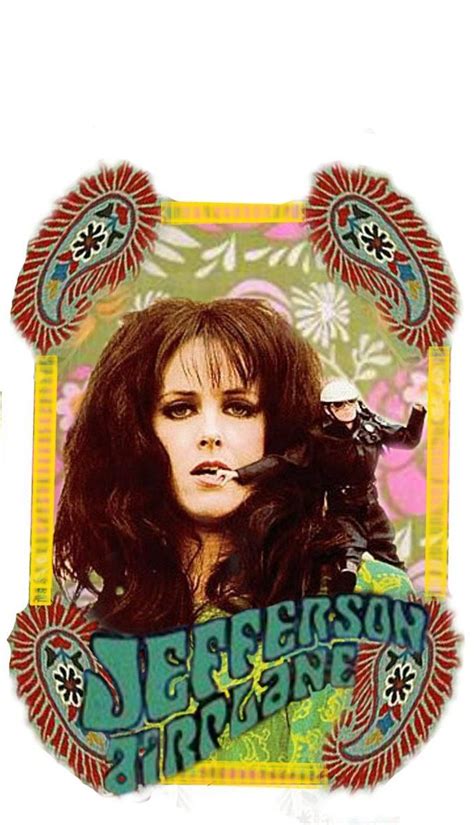 Grace Slick Jefferson Airplane Psychedelic Rock Rock Band Posters