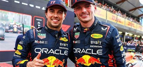 El mensaje de agradecimiento que Verstappen le dedica a Pérez