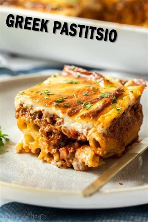 Greek Pastitsio Recipe Recipe Pastitsio Greek Pastitsio Greek Lasagna