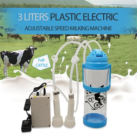 Livestocktool Portable Manual Milking Machine 3L 0 8 Gallon Double