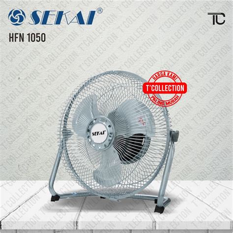 Jual Sekai 2in1 High Velocity Fan HFN1050 Kipas Angin Besi Meja Dinding