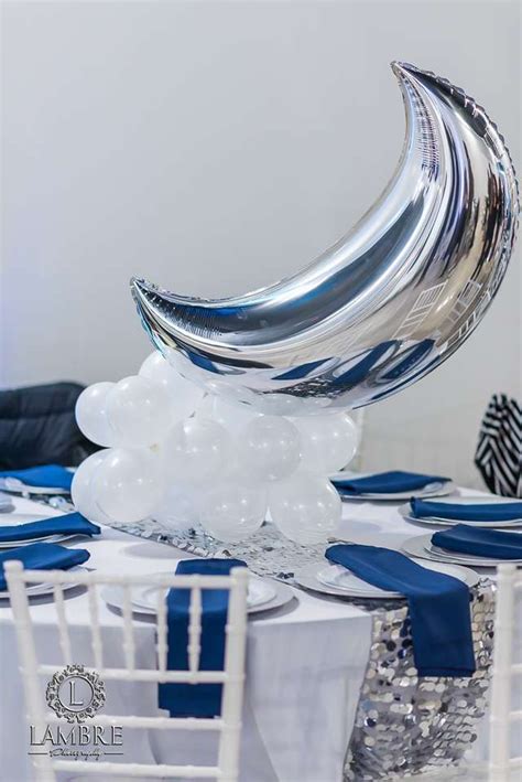 Elegant Moon and Star Party Decorations