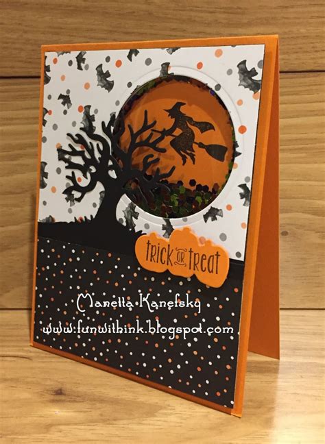 Stampin Up Class Card Halloween Cards Handmade Halloween Cards Diy