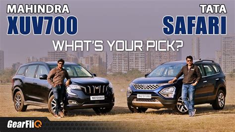 Mahindra Xuv Vs Tata Safari Comparison Hindi