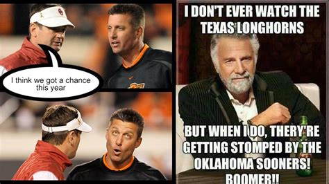 Funny Ou Vs Texas Memes Ou Sucks Football Memes Texas Beat Ou Memes