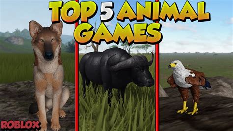 Top 5 Roblox Animal Games Youtube