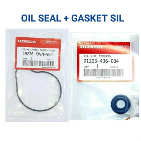 Jual Oil Seal Water Pump Set Gasket Sil Honda Vario Pcx