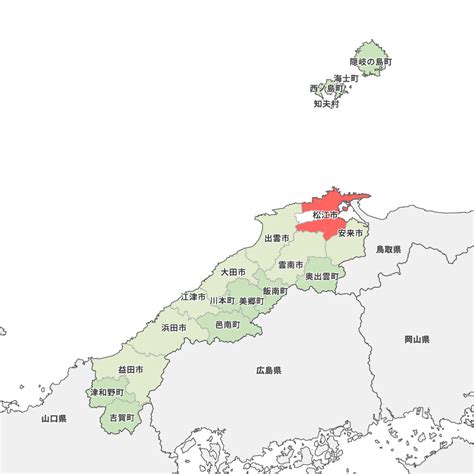 島根県松江市の地図 Map It マップ・イット