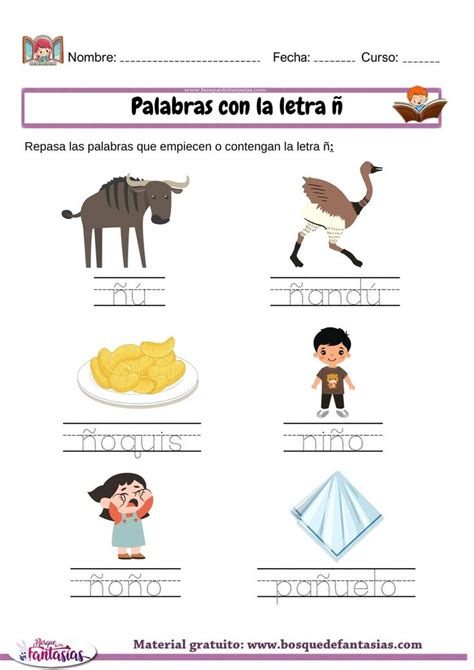 Palabras Con La Letra Ñ Actividades Y Ejemplos Para Niños Movie Posters Poster Shopping