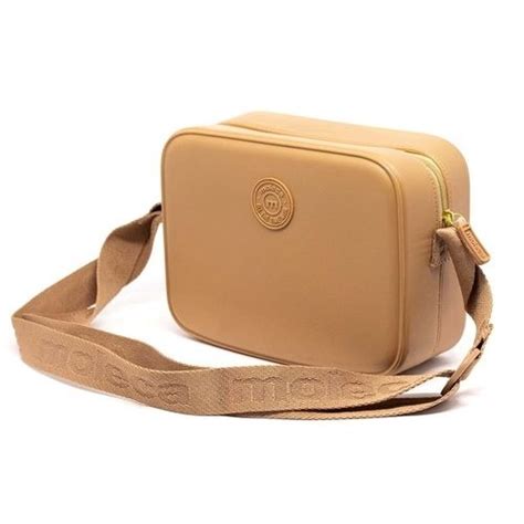 Bolsa Feminina Moleca Quadrada Transversal Nude Em Promo O