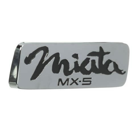 New Oem Mazda Miata Mx Rear Emblem Nameplate Badge Nc