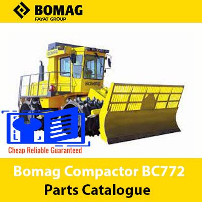 Bomag Compactor BC772 RB 2 Parts Catalogue