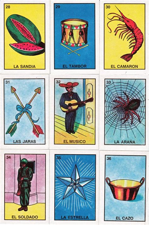 16 Loteria Cards Coloring Pages Printable Coloring Pages