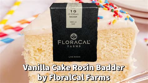 Vanilla Cake Rosin Budder By Floralcal Farms Youtube