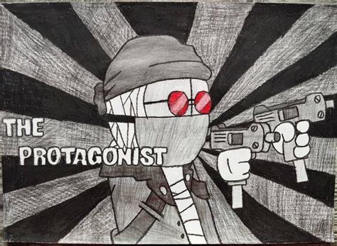 Madness Combat Hank The Protagonist By Djmarrin02 On Deviantart