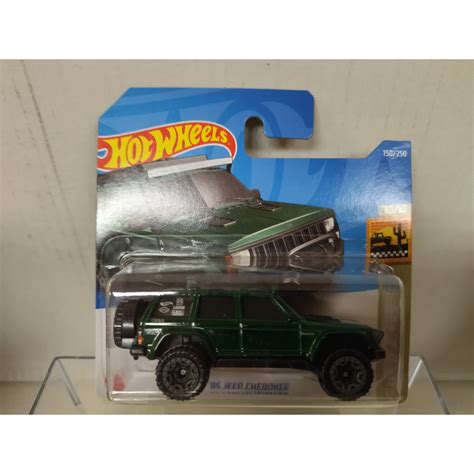 JEEP CHEROKEE 1995 GREEN 10 10 BAJA BLAZERS 1 64 HOT WHEELS BCN STOCK