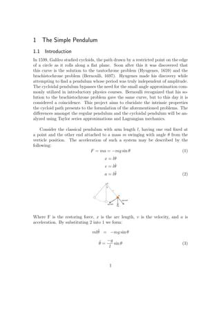 Brian Covello Review On Cycloidal Pathways Using Differential