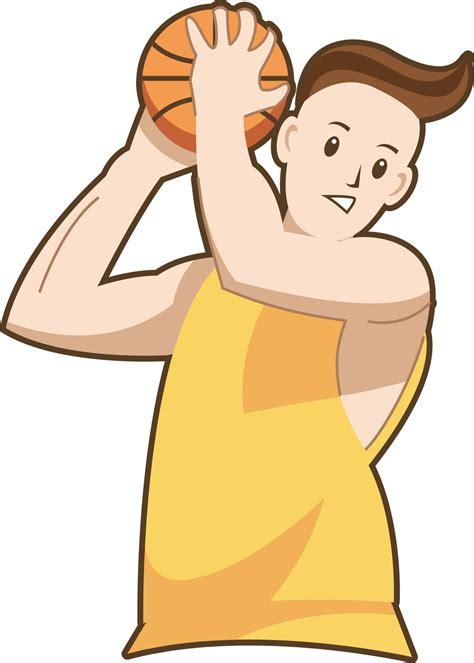 Men S Basketball Clipart Png