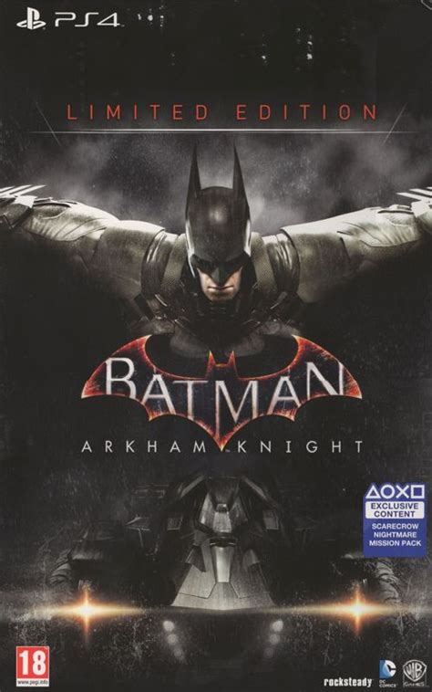 Batman Arkham Knight Limited Edition 2015 Box Cover Art Mobygames