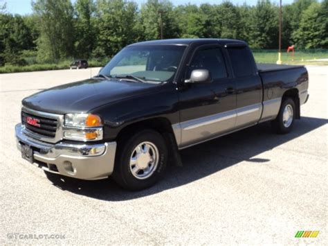 2003 Carbon Metallic Gmc Sierra 1500 Sle Extended Cab 51289063 Car Color Galleries