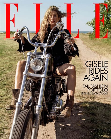 Gisele Bündchen covers Elle US October 2022 by Inez and Vinoodh