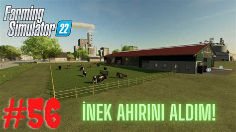 YENİ VE İLK İNEK AHIRIMIZ Farming Simulator 22 Çalıkuşu Vadisi 56