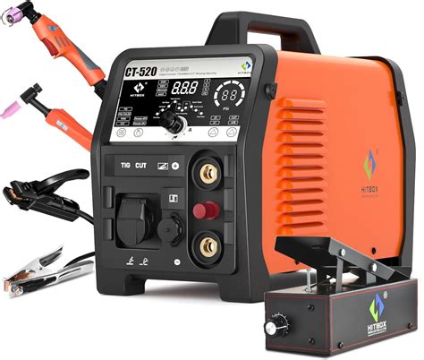 Hitbox Plasma Cutter Welder Combo In Pulse Tig Dc Tig Stick With