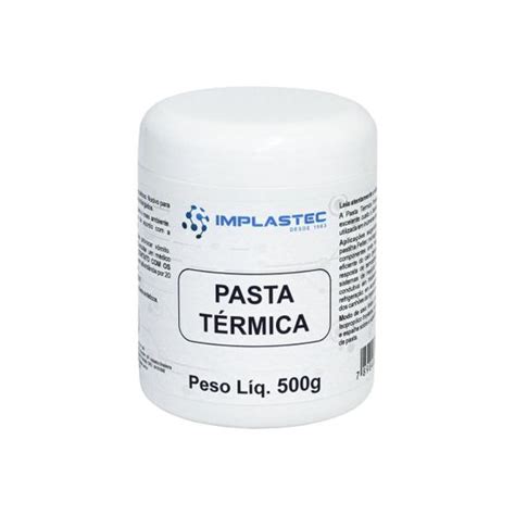 Pasta Térmica de Silicone Branca Implastec Pasta Térmica Magazine Luiza