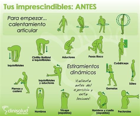 Ejercicios De Calentamiento Previos Al Deporte Ejercicios De