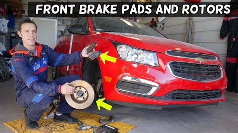 Chevrolet Cruze Front Brake Pads And Brake Disc Rotors Replacement