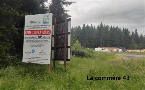 Pays de Montfaucon les prix des terrains sur les zones d activités